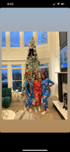 Load image into Gallery viewer, Blue Holiday Onesie
